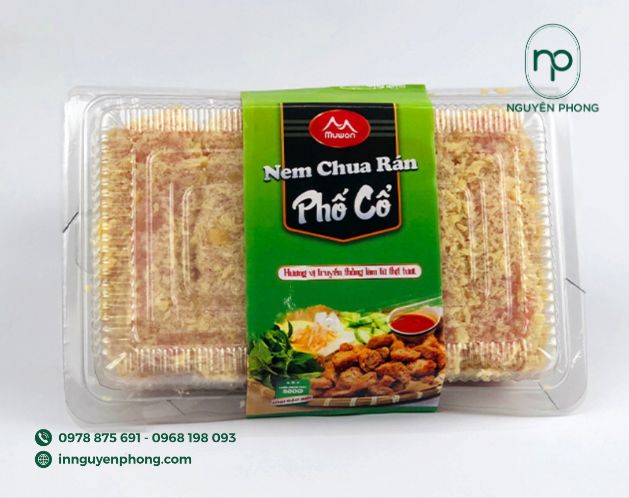 mẫu tem nhãn nem chua rán phổ cổ